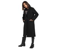 PixieGirl Petite Black Open Collar Longline Formal Coat Petite