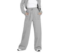 PixieGirl Petite Black Pocket Patch Wide Leg Joggers Petite