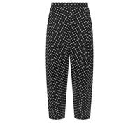 PixieGirl Petite Black Polka Dot Barrel Leg Trousers Petite