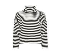 PixieGirl Petite Black & White Stripe Turtleneck Jumper Petite