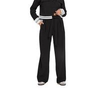 PixieGirl Petite Black Woven Side Wrap Trousers Petite