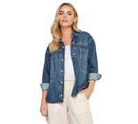 PixieGirl Petite Blue Denim Shacket Petite