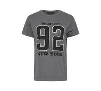 Pixiegirl Petite 'brooklyn 92' Slogan T-Shirt In Grey Grey 8