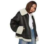 PixieGirl Petite Brown Aviator Jacket Petite