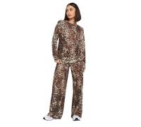 PixieGirl Petite Brown Soft Touch Leopard Print Trousers Petite