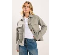 Pixiegirl Petite Brushed Jacket In Natural Natural 14