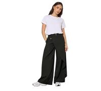 PixieGirl Petite Camel Brown Wrap Wide Leg Trousers Petite