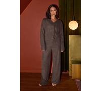 Pixiegirl Petite Chenille Cardigan In Chocolate Chocolate 10-12