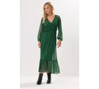Pixiegirl Petite Chiffon Midaxi Dress In Green Green 16