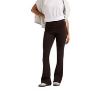 PixieGirl Petite Chocolate Brown Fold Over Flared Leggings Petite