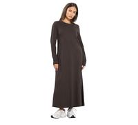 PixieGirl Petite Chocolate Brown T-Shirt Cotton Maxi Dress Petite