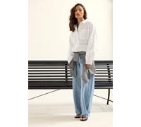 Pixiegirl Petite Cotton Shirt In White White