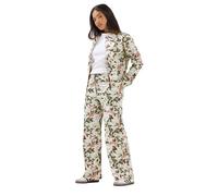 PixieGirl Petite Cream Floral Denim Jacket Petite