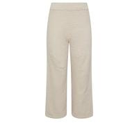 PixieGirl Petite Cream Fluffy Fleece Wide Leg Trousers Petite