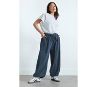 Pixiegirl Petite Cuffed Joggers In Mid Blue Mid Blue