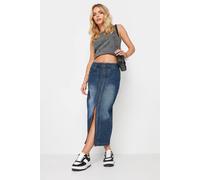 Pixiegirl Petite Denim Midi Skirt In Blue Blue 8