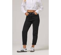 Pixiegirl Petite Denim Mom Jeans In Black Black