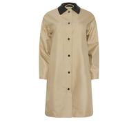 Pixiegirl Petite Faux Leather Car Coat In Stone Stone 14