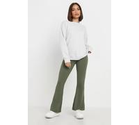 Pixiegirl Petite Flared Leggings In Green Green 14