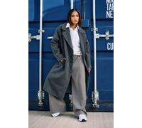 Pixiegirl Petite Formal Midi Coat In Grey Grey 12