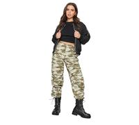 PixieGirl Petite Green Camo Parachute Trousers Petite