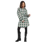 PixieGirl Petite Green Check Print Shirt Dress Petite