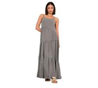 Petite Acid Wash Asymmetric Dress PixieGirl Grey 12