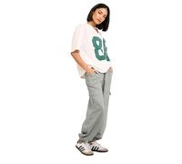 PixieGirl Petite Grey Linen Cargo Cuffed Joggers Petite