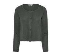 PixieGirl Petite Grey Ribbed Cardigan - Women's