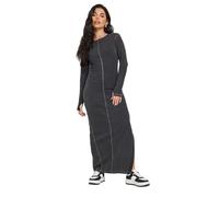 PixieGirl Petite Grey Wash Contrast Stitch Maxi Dress Petite