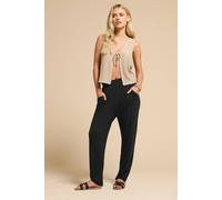 Pixiegirl Petite Harem Trousers In Black Black