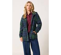 Pixiegirl Petite Hooded Parka Coat In Mid Navy Mid Navy