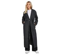 PixieGirl Petite Indigo Blue Denim Belted Trench Coat Petite