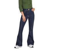 PixieGirl Petite Indigo Blue Seam Front Flared Jeans Petite