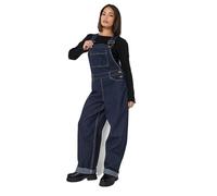 PixieGirl Petite Indigo Blue Straight Leg Cotton Dungarees Petite