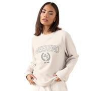 PixieGirl Petite Ivory White 'Weekend' Slogan Fleece Lounge Top Petite