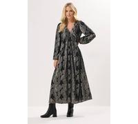 Pixiegirl Petite Jacquard Floral Dress In Black Black 8