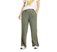 PixieGirl Khaki Green Acid Wash Wide Leg Trousers Petite