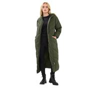 PixieGirl Petite Khaki Green Padded Maxi Puffer Coat Petite