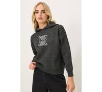 Pixiegirl Petite Knitted Hoodie In Grey Grey 6-8