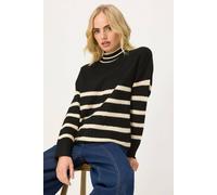 Pixiegirl Petite Knitted Jumper In Black Black