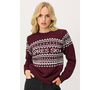 Pixiegirl Petite Knitted Slogan Jumper In Red Red 10-12