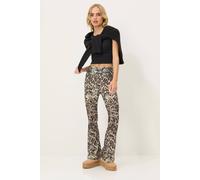 Pixiegirl Petite Leopard Leggings In Brown Brown 8