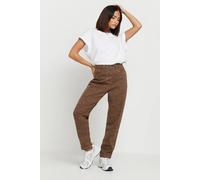 Pixiegirl Petite Leopard Print Mom Jeans In Brown Brown 12