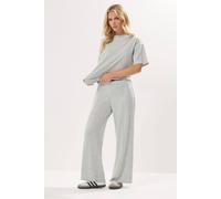 Pixiegirl Petite Marl Soft Touch Pintuck Trousers In Grey Grey 10