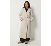 Pixiegirl Petite Maxi Coat In Natural Natural