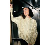 Pixiegirl Petite Metallic Foil Jumper In Gold Gold 10-12