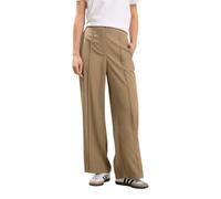 PixieGirl Petite Mocha Brown Side Stripe Wide Leg Trousers Petite