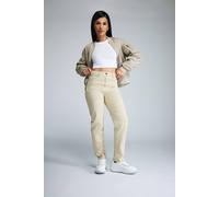 PixieGirl Petite Cream Mom Jeans Petite