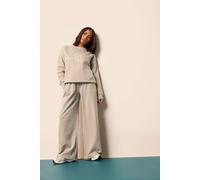 Pixiegirl Petite 'monte Carlo' Embroidered Joggers In Stone Stone 14